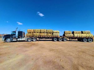 Truck carrying eqipment